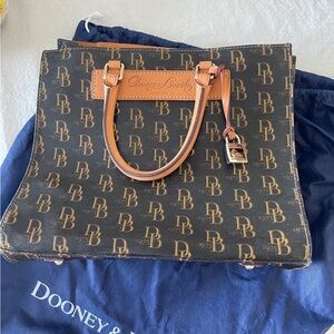 Dooney & Bourke Signature Brown Tote